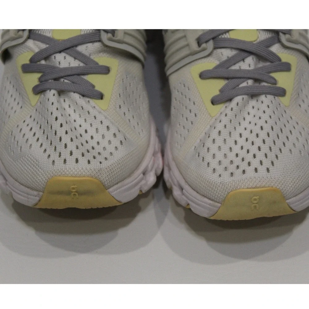 On Running Cloudswift Running Shoes Womans‎ 8.5 White Yellow Lace Up Athletic